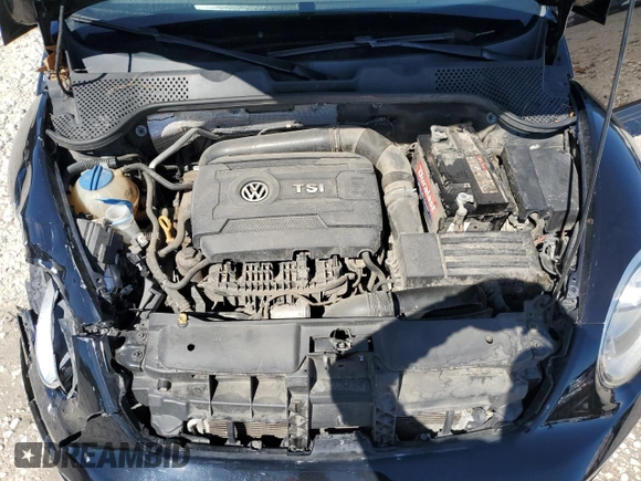 2017 Volkswagen Beetle Fleet with VIN 3VWF17AT0HM615601, listed as a Copart auction lot 48537505 with 97,363 mi miles and Salvage title. Bid and sale history available at DreamBid. Image 11.