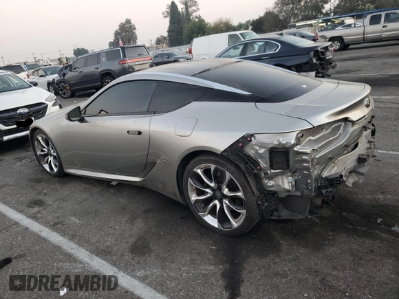 2019 Lexus LC 500h z VIN JTHHP5AY7KA006440, wystawiony jako Copart lot #83810454 z przebiegiem 45 717 mil mil oraz Szkody całkowita. Historia ofert i sprzedaży dostępna na DreamBid. Obrazek 2.