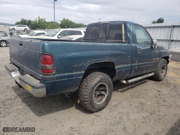 1999 Dodge Ram 1500 with VIN 3B7HC16Y1XM506148, listed as a Copart auction lot 56534294 with 205,898 mi miles and Salvage Title. Bid and sale history available at carsss.com. Image 3.