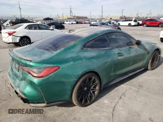 2023 BMW M4 Competition with VIN WBS33AZ03PCL91837, listed as a Copart auction lot 78553184 with 19,865 mi miles and Salvage Title. Bid and sale history available at carsss.com. Image 3.