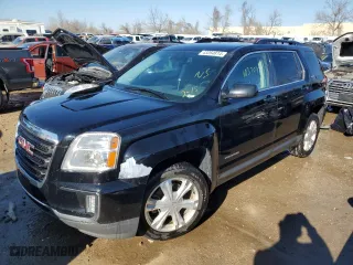 2017 GMC Terrain SLE with VIN 2GKALNEK6H6334138, listed as a Copart auction lot 43264814 with 103,509 mi miles and Salvage Title. Bid and sale history available at carsss.com. Image 1.