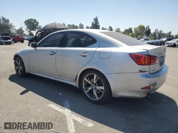 2009 Lexus IS 350 with VIN JTHBE262792017165, listed as a Copart auction lot 58847015 with 188,638 mi miles and Salvage title. Bid and sale history available at DreamBid. Image 2.