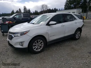 2018 Chevrolet Equinox LT with VIN 3GNAXJEV8JS562322, listed as a Copart auction lot 49013295 with 90,646 mi miles and Salvage Title. Bid and sale history available at carsss.com. Image 1.