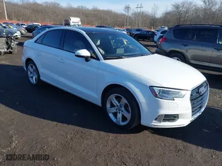 2018 Audi A3 Sedan Premium with VIN WAUB8GFF9J1070921, listed as a IAAI auction lot 41512253 with 79,029 mi miles. Bid and sale history available at carsss.com. Image 1.