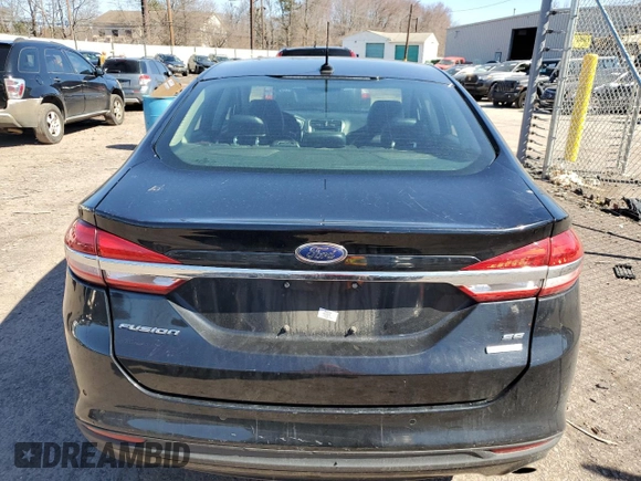 2017 Ford Fusion SE with VIN 3FA6P0HD8HR153501, listed as a Copart auction lot 49233685 with 99,872 mi miles and Salvage Title. Bid and sale history available at carsss.com. Image 6.
