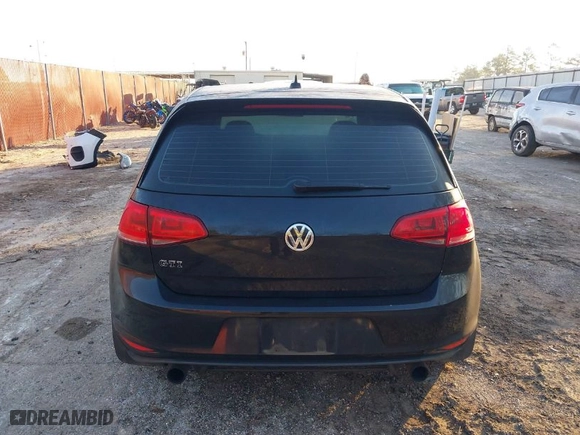 2017 Volkswagen Golf GTI S with VIN 3VW5T7AUXHM004876, listed as a IAAI auction lot 41260685 with NaN miles. Bid and sale history available at carsss.com. Image 16.