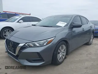 2020 Nissan Sentra S with VIN 3N1AB8BV4LY264955, listed as a IAAI auction lot 41633856 with 14,631 mi miles. Bid and sale history available at carsss.com. Image 17.