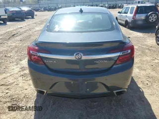2017 Buick Regal GS with VIN 2G4GT5GX1H9190829, listed as a Copart auction lot 48290075 with 0 mi miles and Salvage Title. Bid and sale history available at carsss.com. Image 6.