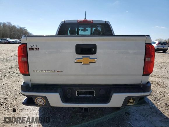 2017 Chevrolet Colorado 4WD Z71 with VIN 1GCHTDENXH1322172, listed as a Copart auction lot 47023125 with 153,022 mi miles and Salvage Title. Bid and sale history available at carsss.com. Image 6.