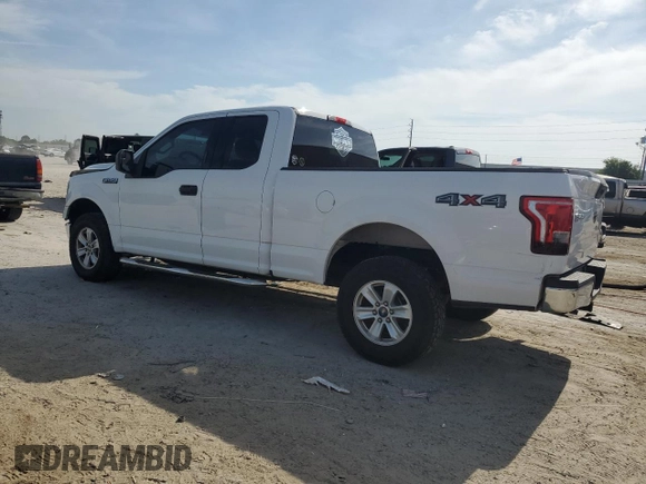 2017 Ford F-150 XL with VIN 1FTFX1EF4HFB49299, listed as a Copart auction lot 53187065 with 1,001,148 mi miles and Salvage Title. Bid and sale history available at carsss.com. Image 2.