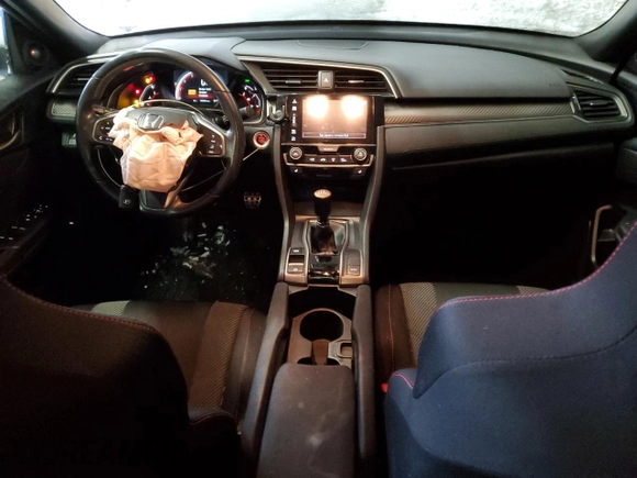 2018 Honda Civic Si with VIN 2HGFC1E56JH705069, listed as a Copart auction lot 45688515 with 134,264 mi miles and Salvage Title. Bid and sale history available at DreamBid. Image 8.