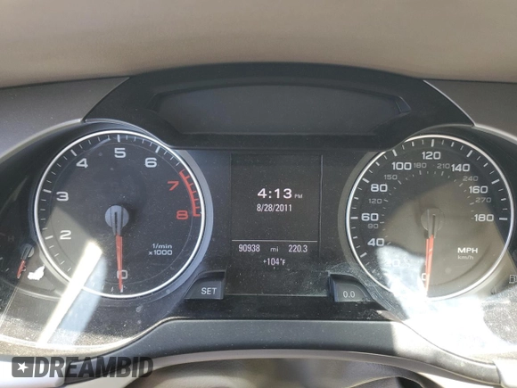 2012 Audi A4 2.0T Premium Plus with VIN WAUEFAFL6CA117704, listed as a Copart auction lot 68138614 with 90,938 mi miles and Salvage Title. Bid and sale history available at carsss.com. Image 9.