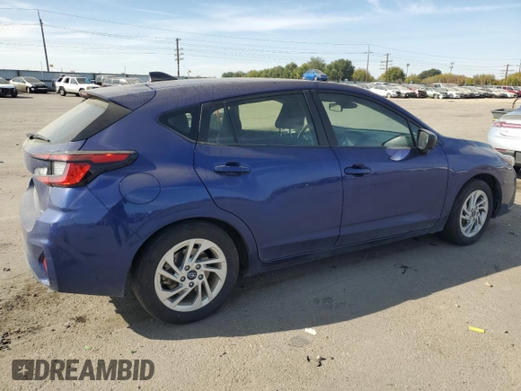 2024 Subaru Impreza with VIN JF1GUABCXR8240578, listed as a Copart auction lot 75646574 with 50,302 mi miles and Clean Title. Bid and sale history available at carsss.com. Image 3.