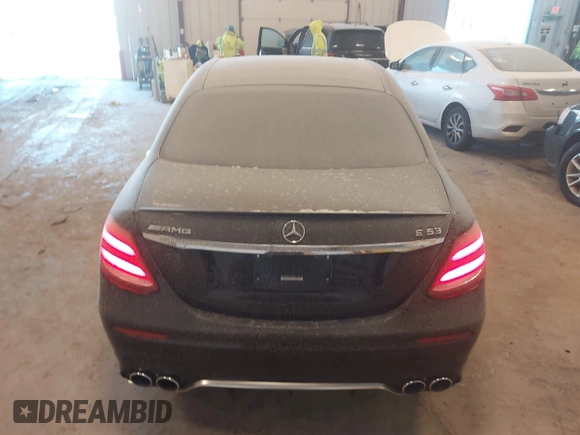 2020 Mercedes-Benz E AMG E 53 with VIN WDDZF6BB8LA743565, listed as a IAAI auction lot 41369870 with 59,726 mi miles. Bid and sale history available at carsss.com. Image 16.