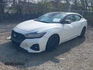 2023 Nissan Maxima SR with VIN 1N4AA6EV6PC503118, listed as a IAAI auction lot 41935533 with 50,641 mi miles and . Bid and sale history available at carsss.com. Image 2.