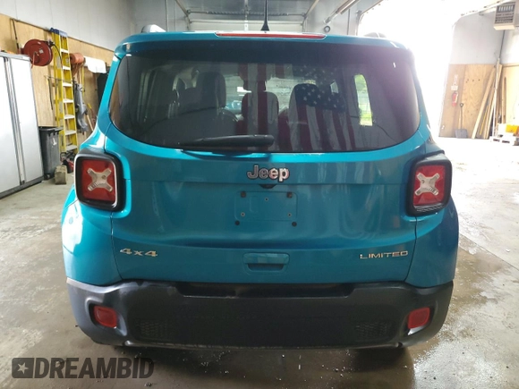 2022 Jeep Renegade Limited z VIN ZACNJDD1XNPN63391, wystawiony jako Copart lot #59011135 z przebiegiem 21 024 mil mil oraz Szkoda całkowita • Salvage title. Historia ofert i sprzedaży dostępna na DreamBid. Obrazek 6.