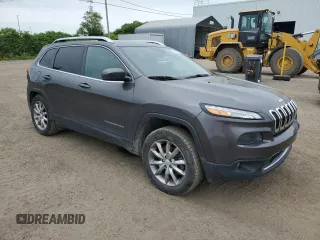 2018 Jeep Cherokee Limited with VIN 1C4PJMDX2JD535187, listed as a Copart auction lot 61587885 with 142,982 mi miles and Salvage title. Bid and sale history available at DreamBid. Image 4.