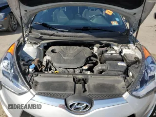 2017 Hyundai Veloster Value Edition with VIN KMHTC6AD3HU316274, listed as a Copart auction lot 67634234 with 67,126 mi miles and Salvage Title. Bid and sale history available at carsss.com. Image 12.