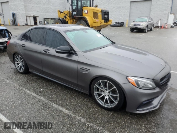 2018 Mercedes-Benz C 63 AMG with VIN 55SWF8GB9JU250904, listed as a Copart auction lot 51116445 with 88,023 mi miles and Clean title. Bid and sale history available at DreamBid. Image 4.