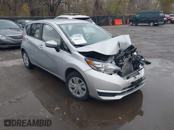 2019 Nissan Note SV with VIN 3N1CE2CP9KL365305, listed as a IAAI auction lot 38089427 with 83,108 mi miles and . Bid and sale history available at DreamBid. Image 1.