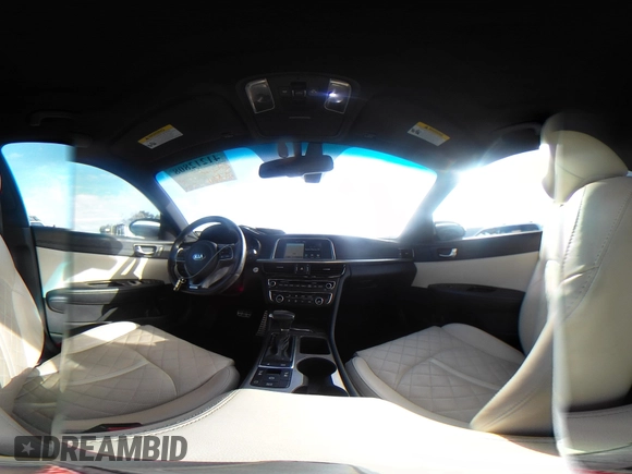 2016 Kia Optima SXL Turbo with VIN 5XXGV4L20GG074869, listed as a IAAI auction lot 41212808 with 82,884 mi miles. Bid and sale history available at carsss.com. Image 20.