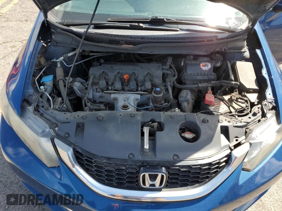 2015 Honda Civic EX-L with VIN 2HGFB2F90FH546468, listed as a Copart auction lot 55102285 with 155,412 mi miles and Salvage Title. Bid and sale history available at DreamBid. Image 11.