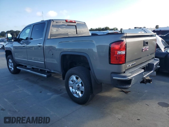 2017 GMC Sierra 2500HD SLT with VIN 1GT12TEY4HF160180, listed as a Copart auction lot 75448554 with 0 mi miles and Non Repairable. Bid and sale history available at carsss.com. Image 2.