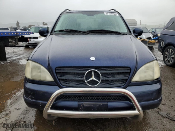 2001 Mercedes-Benz M-Class with VIN 4JGAB54E11A264157, listed as a Copart auction lot 49268055 with 135,834 mi miles and Clean Title. Bid and sale history available at carsss.com. Image 5.
