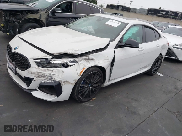 2022 BMW 2 Series M235i xDrive with VIN WBA13AL0XN7J95517, listed as a IAAI auction lot 42682823 with 16,069 mi miles and . Bid and sale history available at DreamBid. Image 20.
