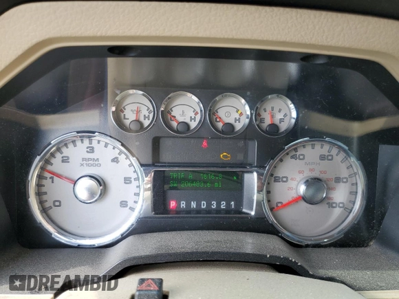 2008 Ford F-250 XL with VIN 1FTSW21548ED77782, listed as a Copart auction lot 60130415 with 206,483 mi miles and Clean title. Bid and sale history available at DreamBid. Image 9.