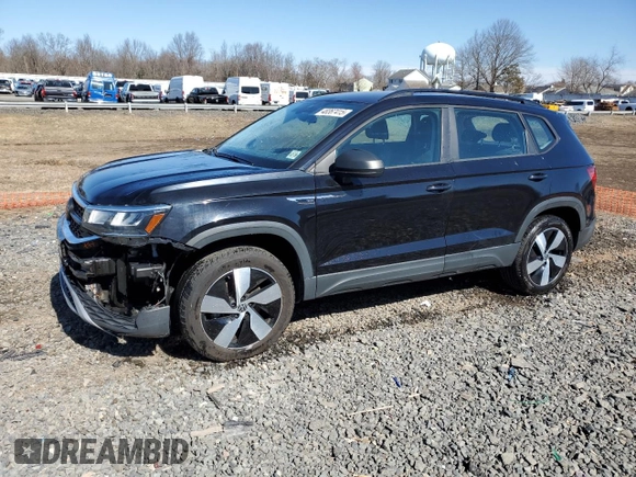 2024 Volkswagen Taos S с VIN 3VV8X7B22RM021255, выставлен на аукционе Copart как лот 48367415 с пробегом 15 818 миль миль и Списание • Salvage title. История ставок и продаж доступна на DreamBid. Изображение 1.