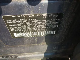 2014 Subaru Forester 2.5i Premium with VIN JF2SJAEC2EH417693, listed as a IAAI auction lot 41867774 with 98,084 mi miles. Bid and sale history available at carsss.com. Image 9.