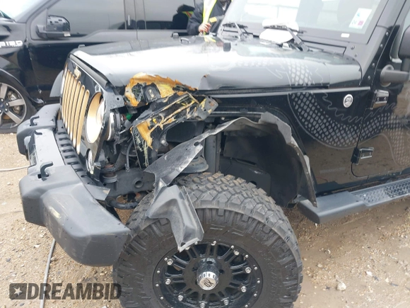 2014 Jeep Wrangler Unlimited Sahara with VIN 1C4HJWEG1EL202974, listed as a IAAI auction lot 41591870 with 17,174 mi miles. Bid and sale history available at carsss.com. Image 6.
