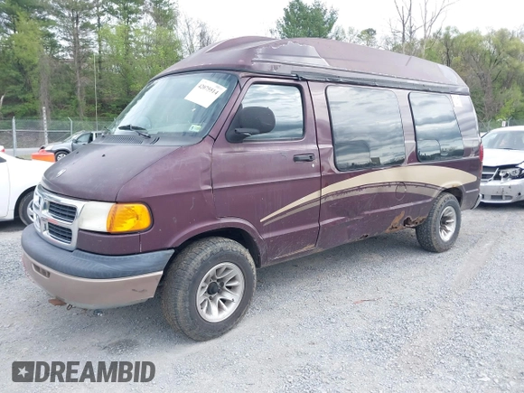 2002 Dodge Cargo Conversion with VIN 2B6HB11Y12K118300, listed as a IAAI auction lot 42075514 with 236,236 mi miles. Bid and sale history available at carsss.com. Image 2.