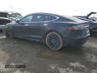 2018 Tesla Model S 75D with VIN 5YJSA1E29JF281871, listed as a Copart auction lot 50743825 with 118,516 mi miles and Salvage Title. Bid and sale history available at DreamBid. Image 2.