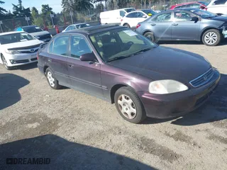 2000 Honda Civic EX with VIN 1HGEJ8649YL034008, listed as a IAAI auction lot 41691792 with 196,593 mi miles. Bid and sale history available at carsss.com. Image 1.