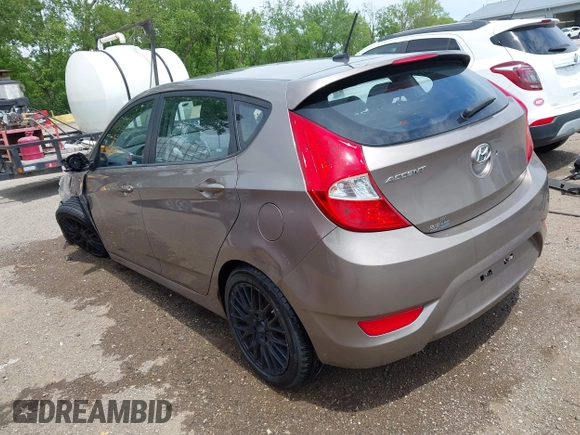 2012 Hyundai Accent SE with VIN KMHCU5AE1CU006231, listed as a IAAI auction lot 42263193 with 104,845 mi miles and . Bid and sale history available at DreamBid. Image 3.