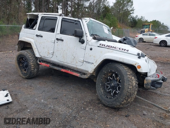 2017 Jeep Wrangler Unlimited Rubicon Recon with VIN 1C4BJWFG1HL577949, listed as a IAAI auction lot 41364066 with 83,246 mi miles and . Bid and sale history available at DreamBid. Image 1.