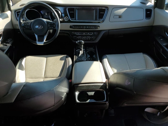 2016 Kia Sedona SX-L with VIN KNDME5C13G6176231, listed as a Copart auction lot 73390174 with Not Provided miles and Salvage Title. Bid and sale history available at carsss.com. Image 8.
