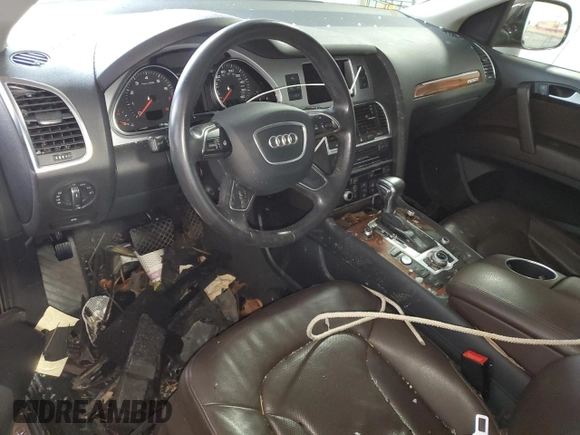 2014 Audi Q7 3.0T S line Prestige with VIN WA1DGAFE3ED012689, listed as a Copart auction lot 43866845 with 0 mi miles and Salvage Title. Bid and sale history available at carsss.com. Image 8.