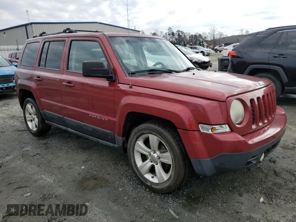 2014 Jeep Patriot Limited with VIN 1C4NJPCB2ED652952, listed as a Copart auction lot 43743095 with 186,092 mi miles and Salvage title. Bid and sale history available at DreamBid. Image 4.
