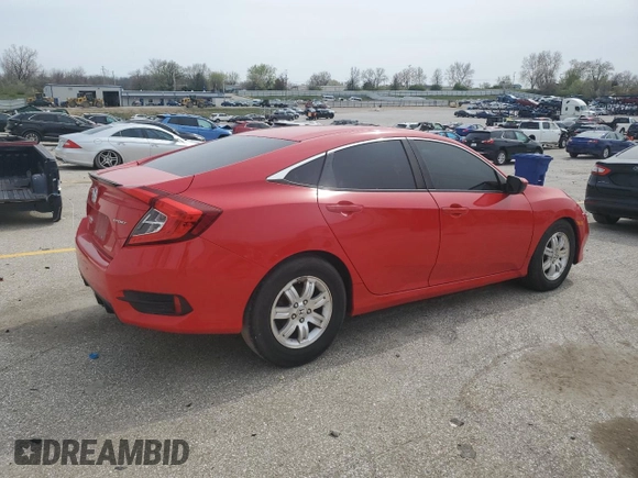 2019 Honda Civic Sport with VIN 2HGFC2F80KH517096, listed as a Copart auction lot 50822795 with 76,519 mi miles and Salvage title. Bid and sale history available at DreamBid. Image 3.