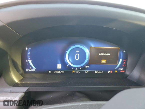 2023 Ford Explorer Platinum with VIN 1FM5K8HC5PGA49513, listed as a Copart auction lot 43654785 with 34,928 mi miles and Salvage title. Bid and sale history available at DreamBid. Image 9.