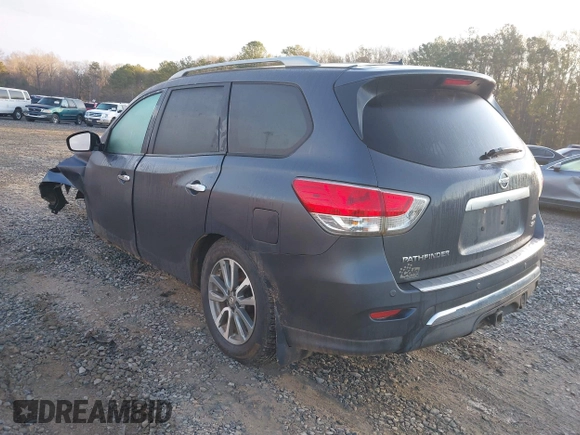 2013 Nissan Pathfinder SV with VIN 5N1AR2MM2DC604670, listed as a IAAI auction lot 41440569 with 160,517 mi miles and . Bid and sale history available at DreamBid. Image 3.