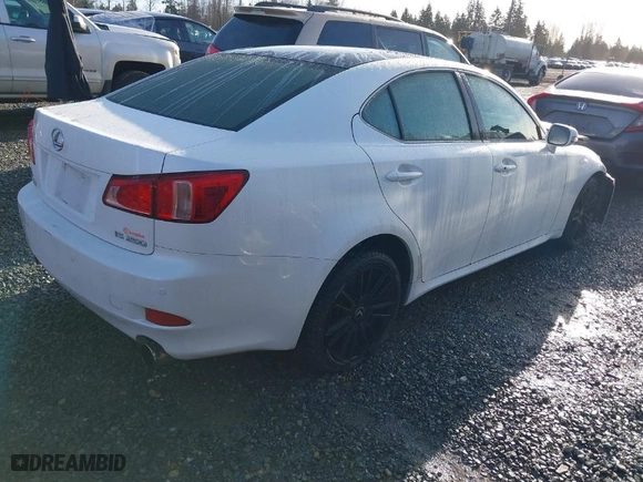 2011 Lexus IS 250 with VIN JTHBF5C24B5134466, listed as a IAAI auction lot 41120353 with NaN miles. Bid and sale history available at carsss.com. Image 4.