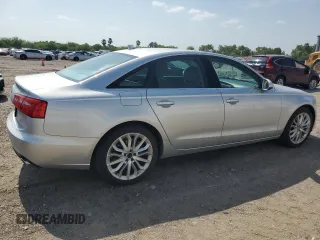 2014 Audi A6 Premium Plus with VIN WAUFMAFC6EN013641, listed as a Copart auction lot 54417055 with 95,749 mi miles and Salvage title. Bid and sale history available at DreamBid. Image 3.