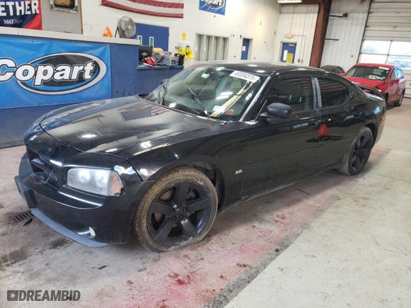 2007 Dodge Charger R/T with VIN 2B3KA53HX7H851458, listed as a Copart auction lot 49334375 with 166,330 mi miles and Salvage Title. Bid and sale history available at carsss.com. Image 1.