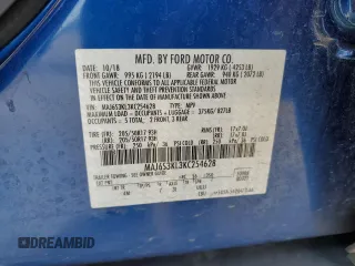 2019 Ford EcoSport Titanium with VIN MAJ6S3KL3KC254628, listed as a Copart auction lot 52992875 with 41,057 mi miles and Salvage Title. Bid and sale history available at DreamBid. Image 14.