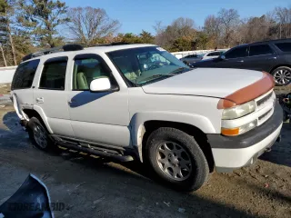 2002 Chevrolet Tahoe LT with VIN 1GNEK13ZX2R258757, listed as a Copart auction lot 43210485 with 184,295 mi miles and Salvage Title. Bid and sale history available at carsss.com. Image 4.