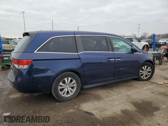 2016 Honda Odyssey EX-L with VIN 5FNRL5H68GB009674, listed as a Copart auction lot 50263385 with 159,752 mi miles and Clean Title. Bid and sale history available at carsss.com. Image 3.